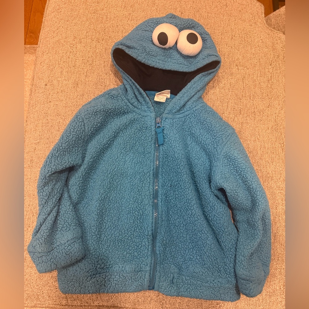 Sesame Street Cookie Monster Fuzzy Hoodie